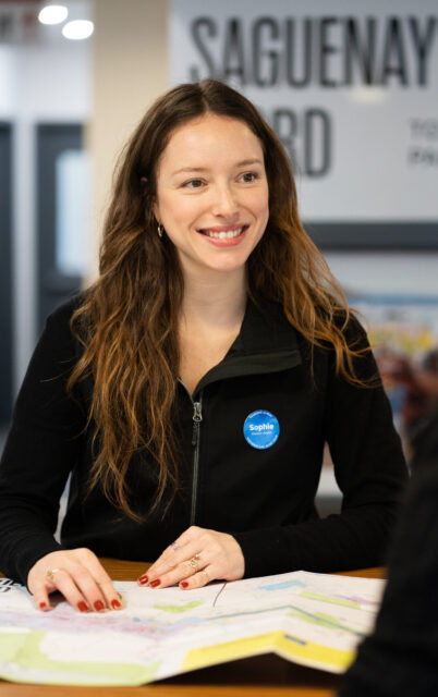 Conseillère touristique, Sophie, Saguenay Fjord